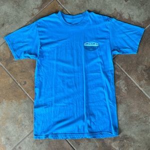 Salt life blue beach shirt, no holes no stains